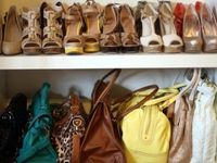 dream closet: purses and shoes