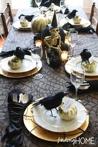 Halloween Table Setting 2 Finding Home