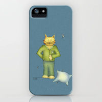 The Cat’s Pajamas iphone case by Two Chicks Design